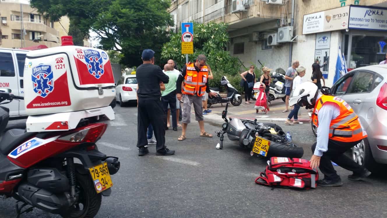 תאונה בגבעת שמואל. צילום אילוסטרציה