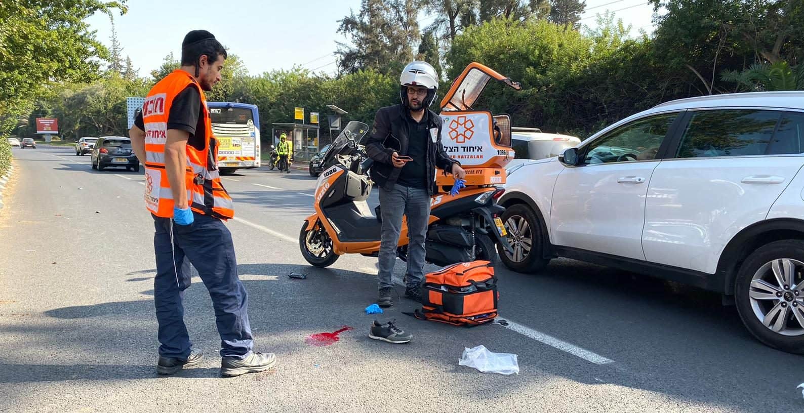 קשיש נפגע מרכב ברמת גן