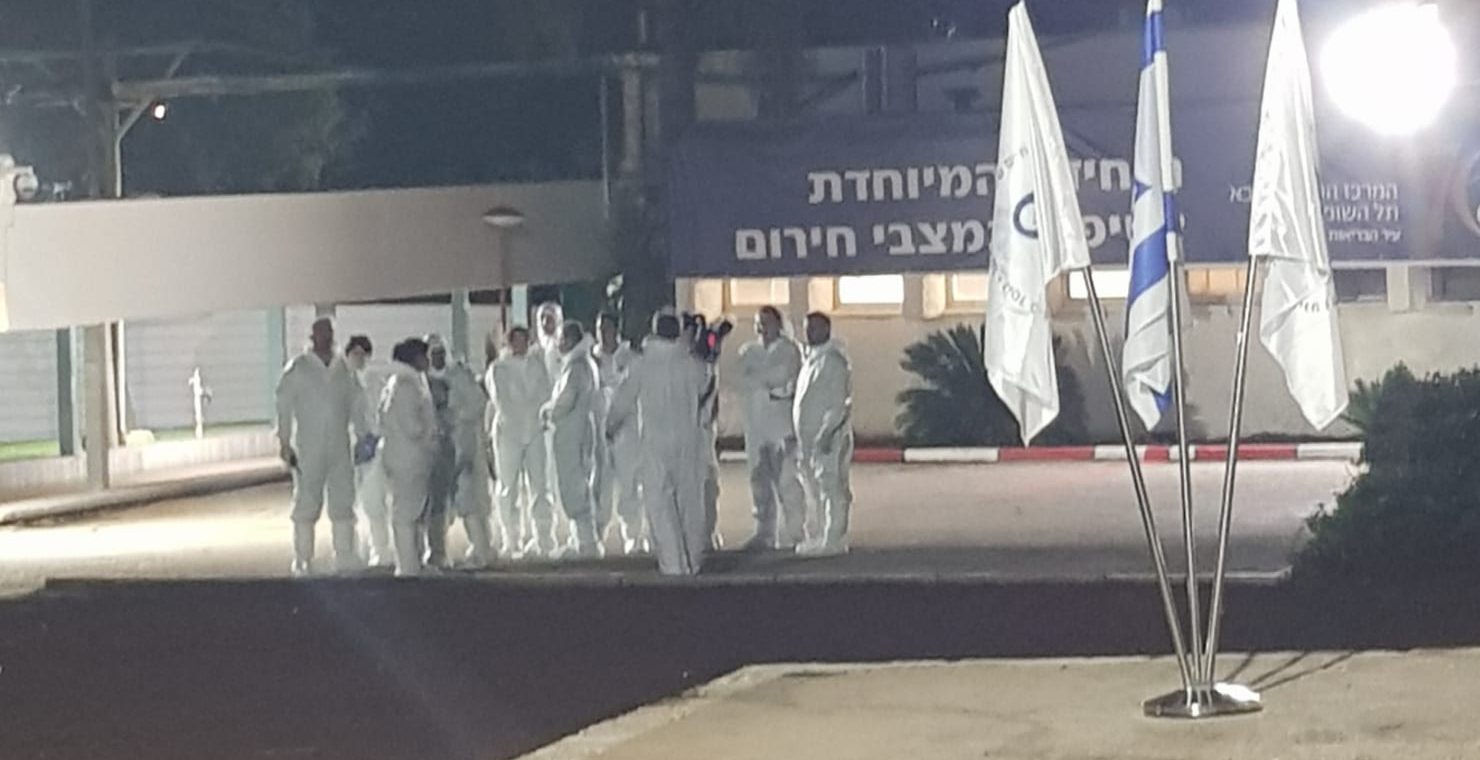 שיבא ערוך לקרונה. צילום דוברות שיבא