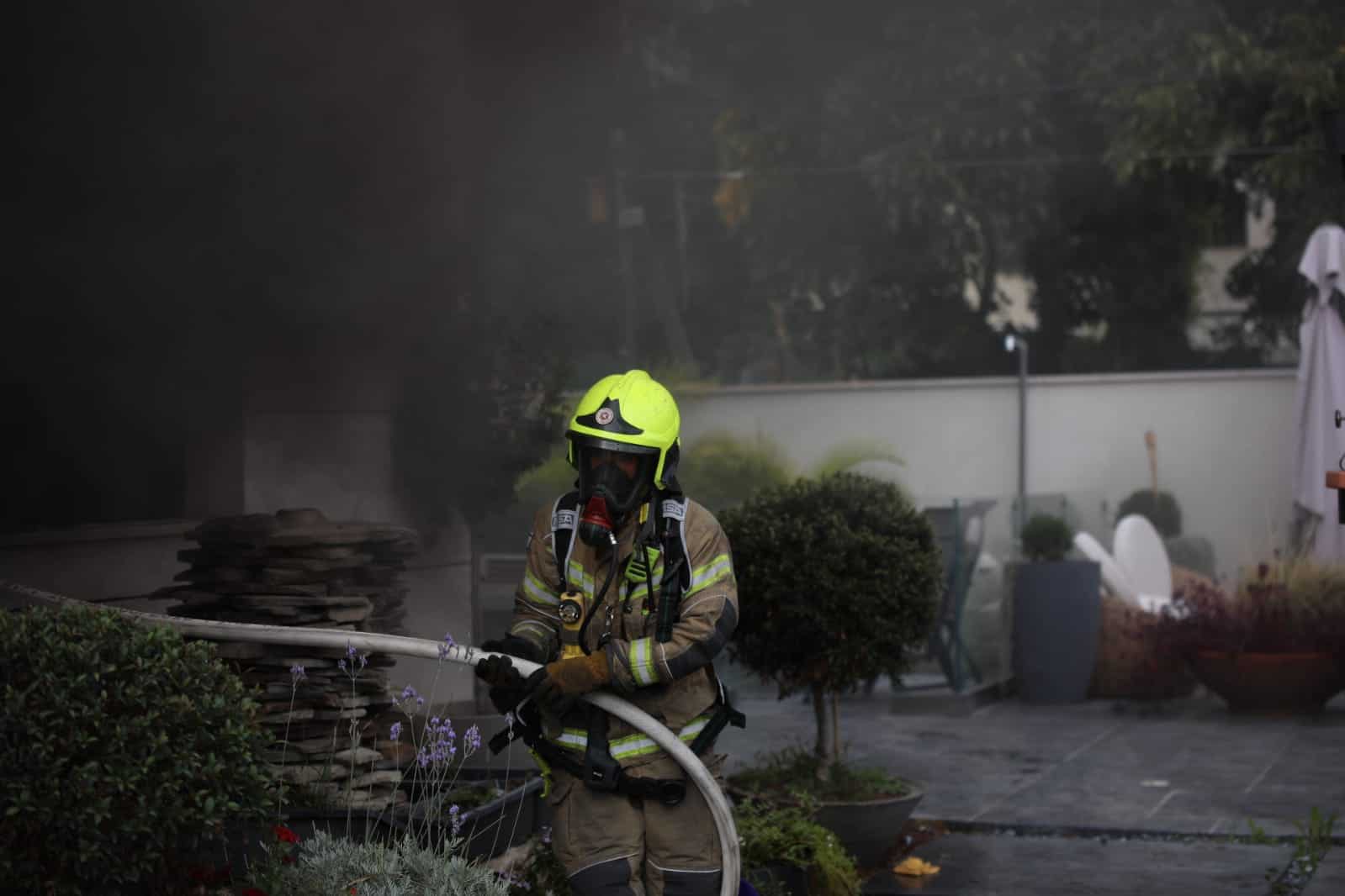 רמת גן: שריפה פרצה בבית פרטי בשיכון צנחנים