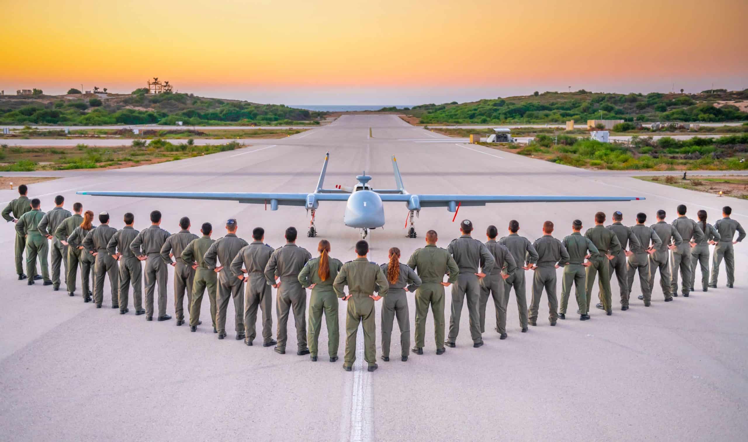 מסיימי קורס מפעילי כטמ"ם מספר 40. צילום דוברות צה"ל