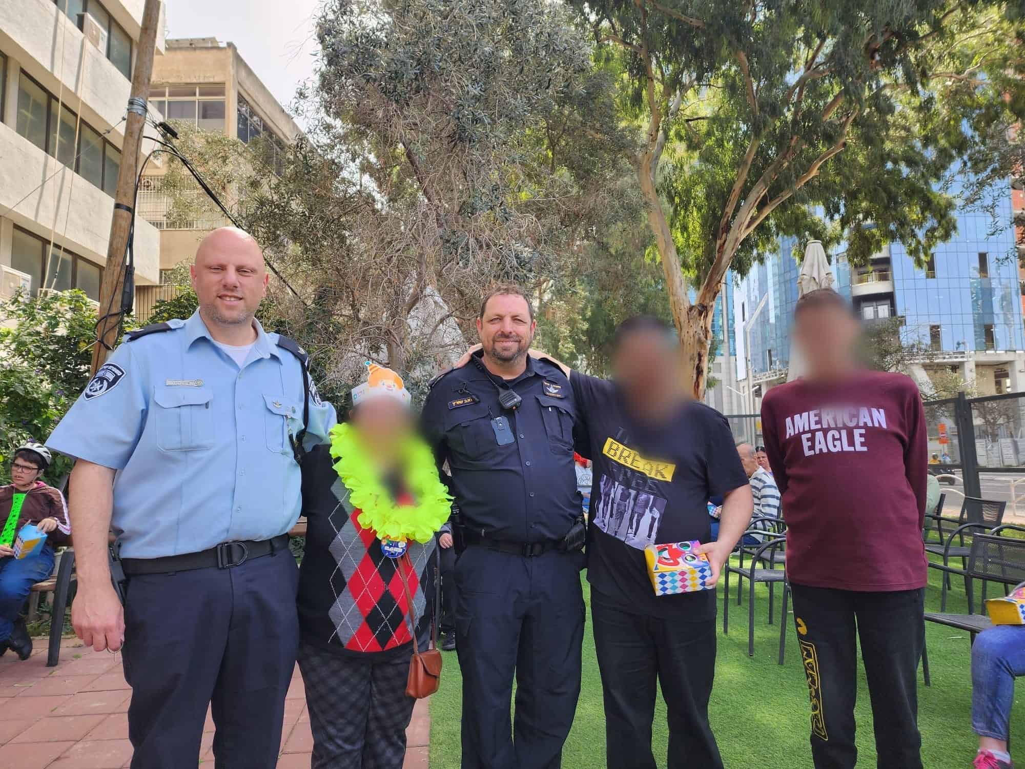 שוטרי נקודת הבורסה. צילום: דוברות המשטרה