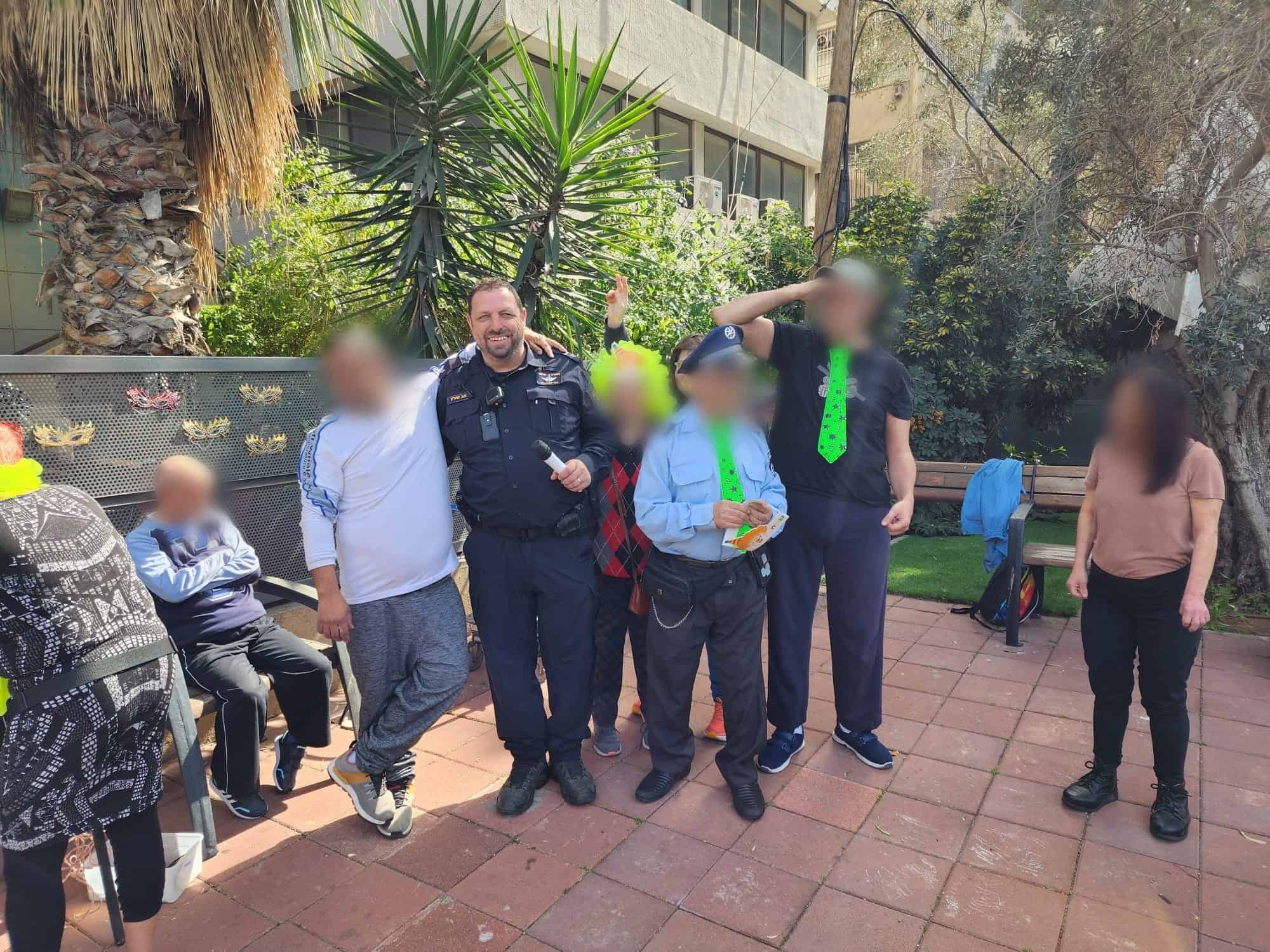 שוטרי נקודת הבורסה. צילום: דוברות המשטרה