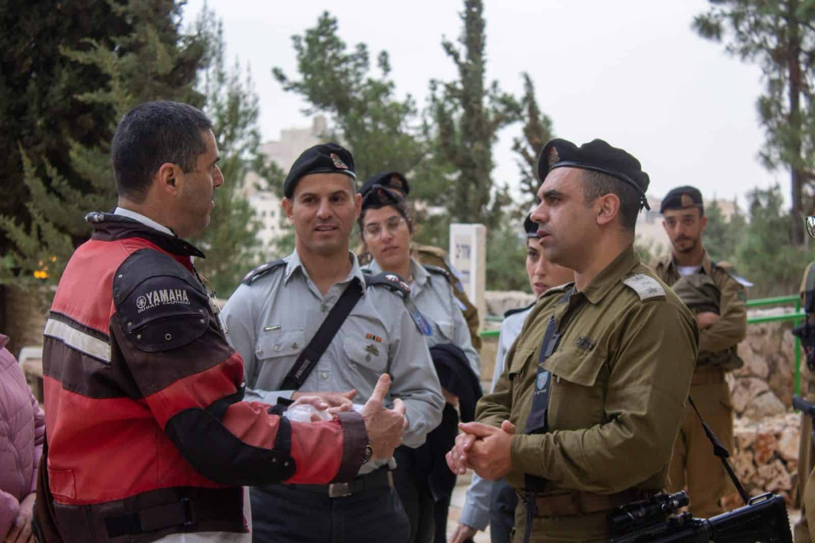 מסע “הולכים בשבילם”. צילום דוברות צה”ל