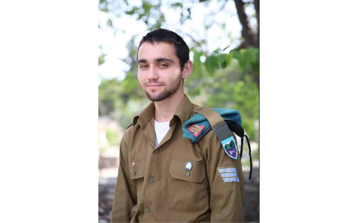 סמל תומר אינימר מרמת גן נבחר למצטיין מפקד חטיבת שומרון. צילום דובר צה”ל