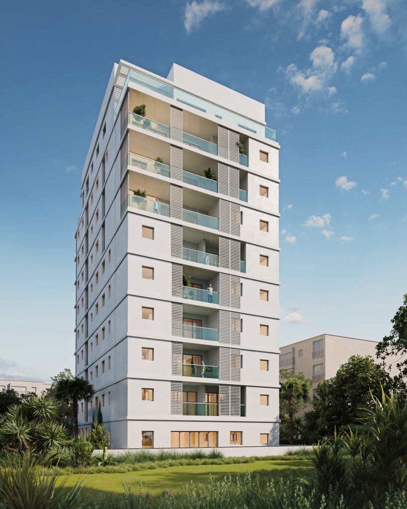 רחוב החשמונאים 3 ברמת גן. הדמיה באדיבות חברת ברקת