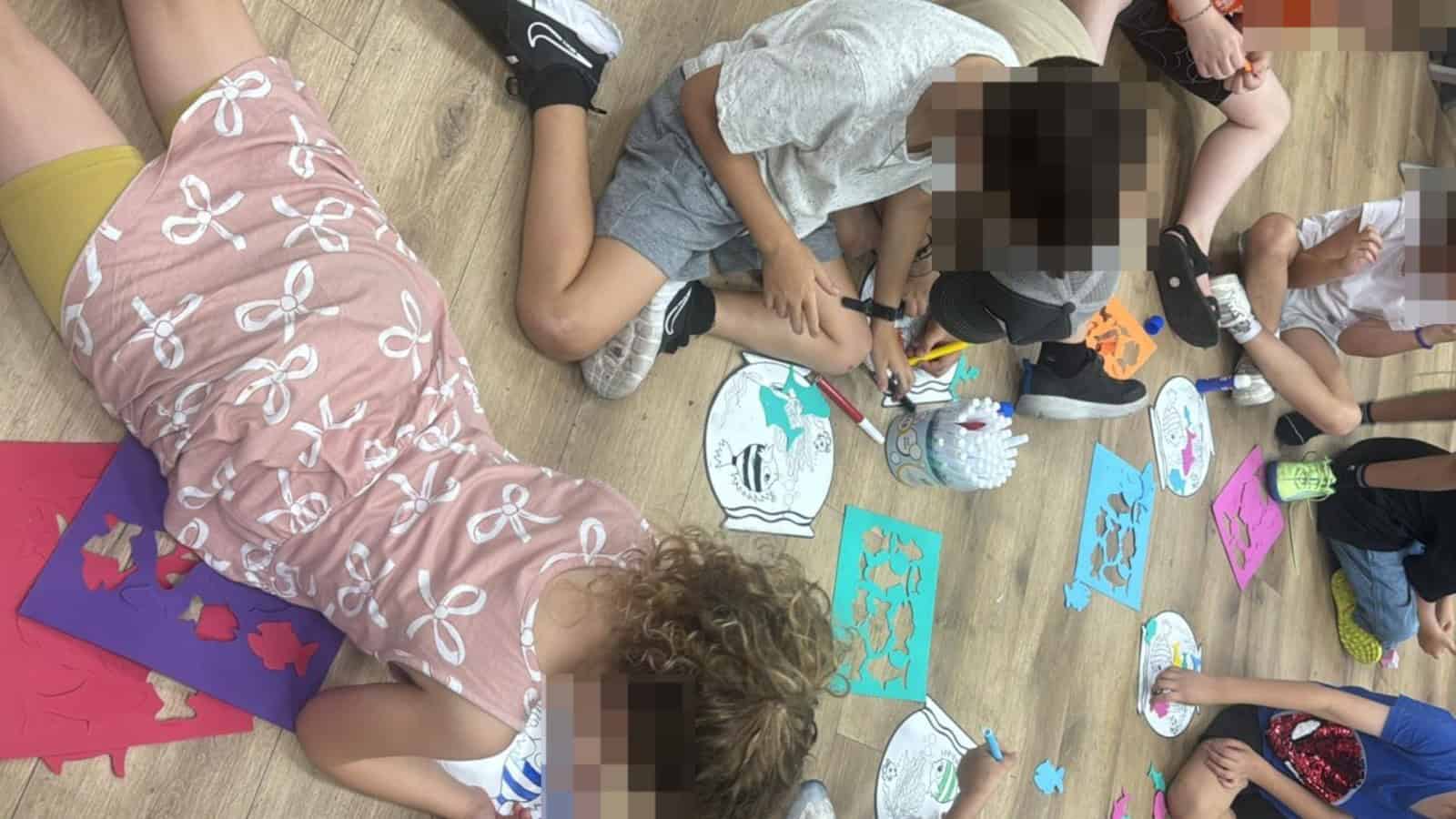שמרטפייה לילדי עובדים חיוניים. צילום באדיבות עיריית גבעתיים