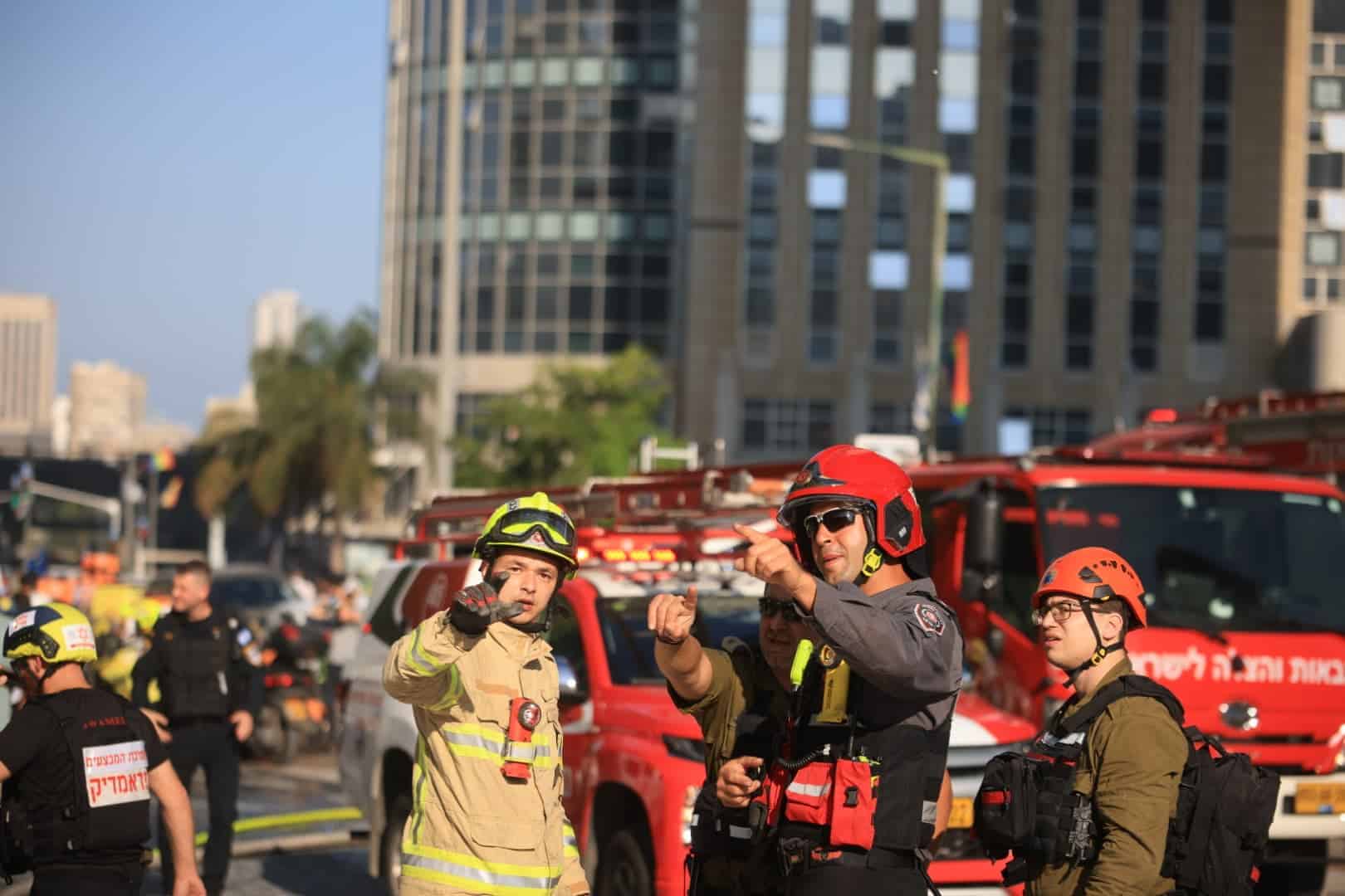 כוחות ההצלה ברמת גן. צילום ארכיון: דוברות כיבוי אש והצלה