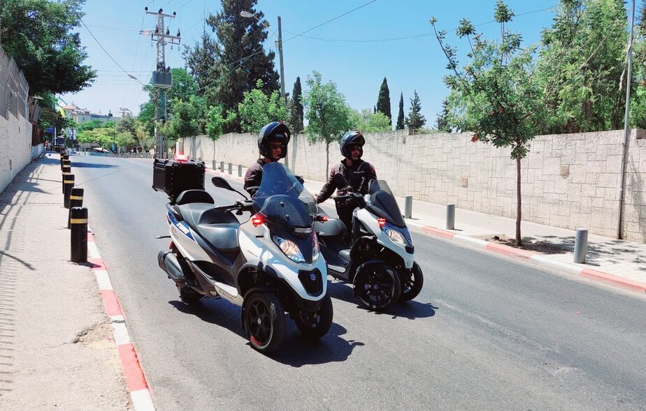 הערכות המשטרה. צילום: דוברות המשטרה.