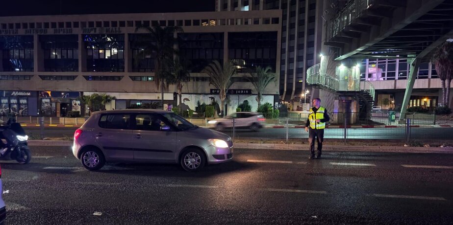 אכיפה בסופ"ש ברמת גן וגבעתיים. צילום: דוברות המשטרה