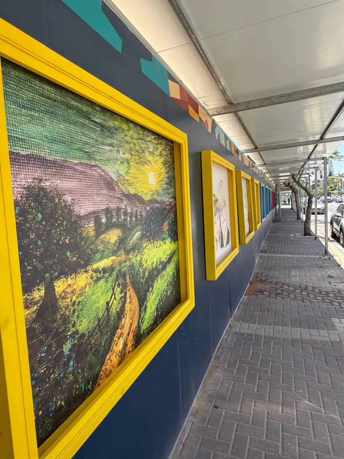 גלריית הרחוב של ICR בלב גבעתיים. צילום באדיבות ICR