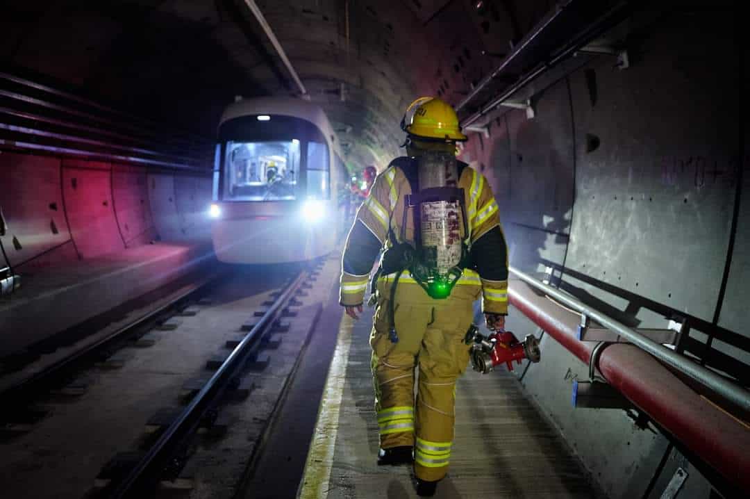 תרגיל. צילום ארכיון: כיבוי אש והצלה