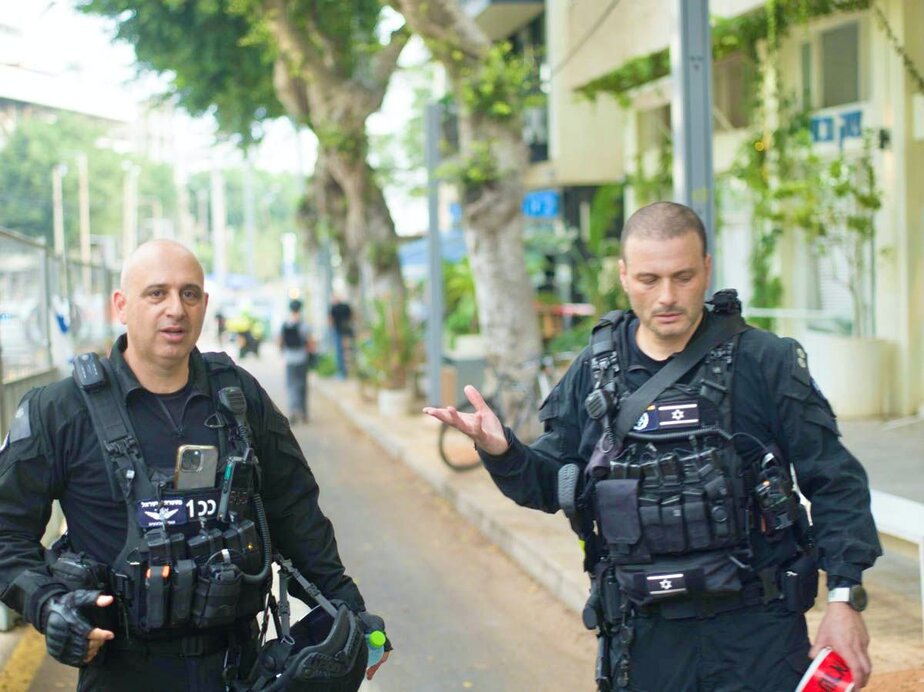 תרגיל ברמת גן, גבעתיים והסביבה. צילום: דוברות המשטרה