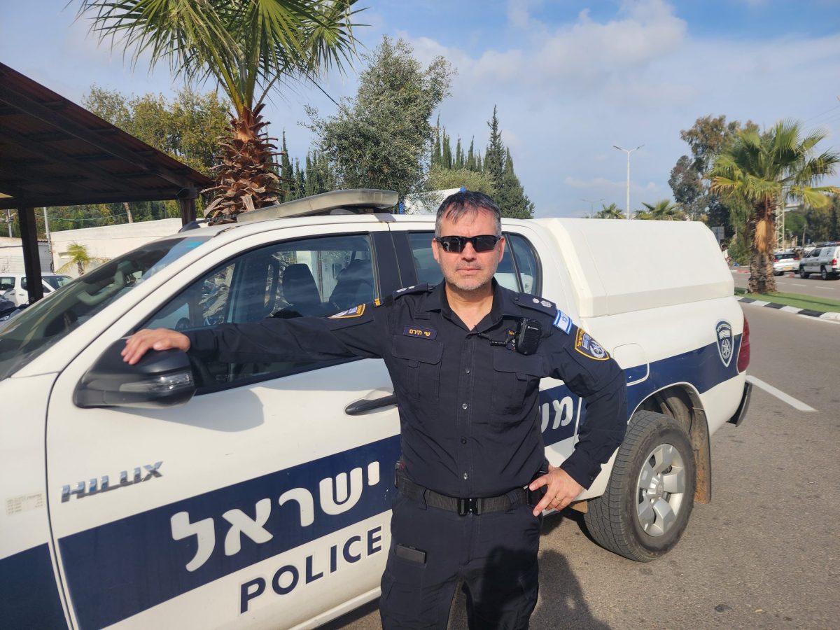 מפקד משטרת גבעתיים סנ"צ שי תירם. צילום: דוברות המשטרה