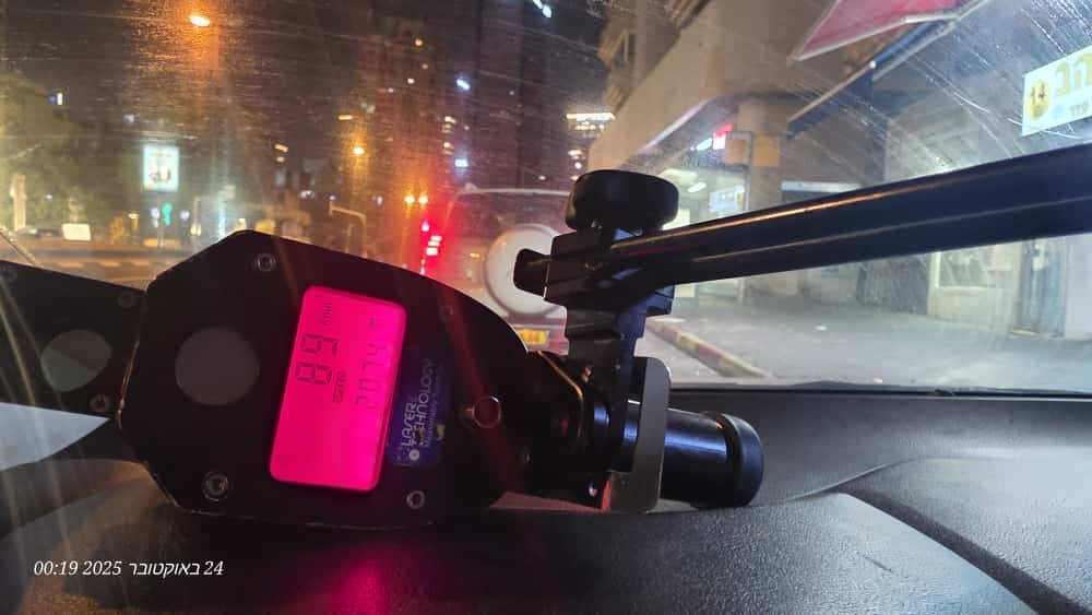 אכיפה ברמת גן. צילום: דוברות המשטרה.