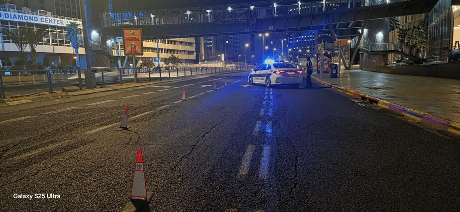 אכיפה בסופ"ש ברמת גן וגבעתיים. צילום: דוברות המשטרה