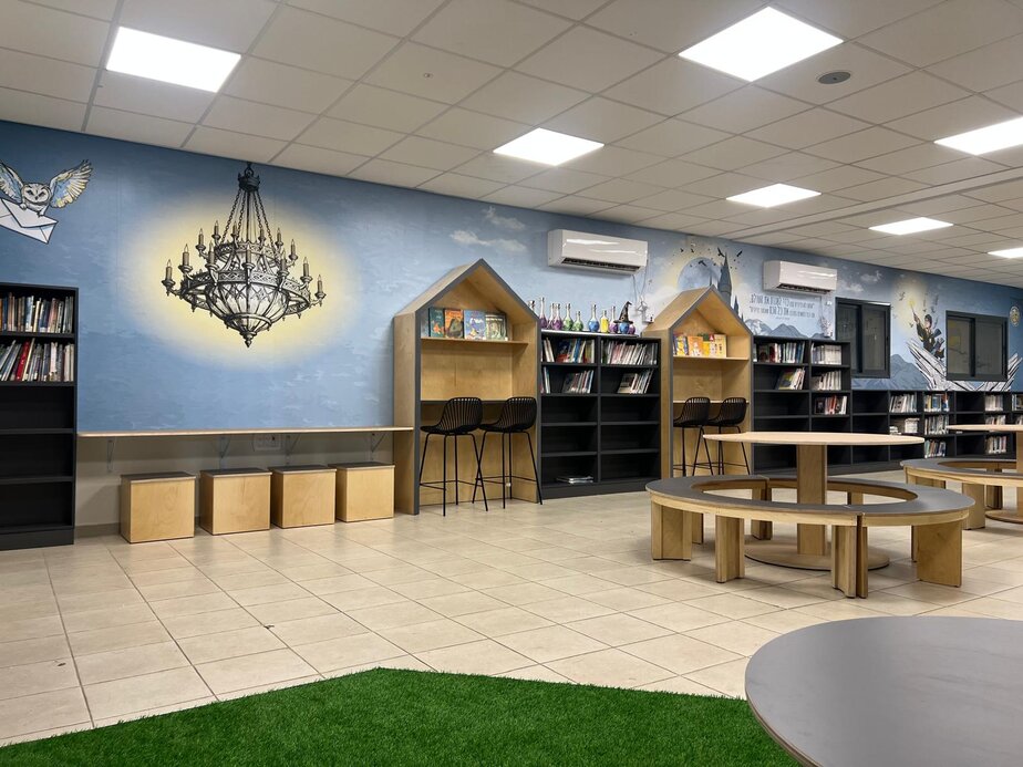 ספרייה חדשה בגבעתיים לזכרה של המורה רוחל'ה חנוכוב. צילום: דוברות עיריית גבעתיים