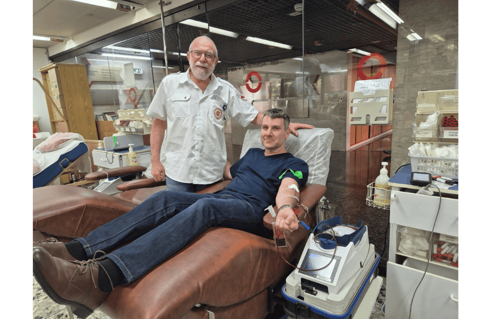 תרומות דם. צילום: אורלי חבני