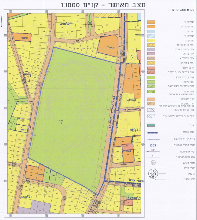 תשריט מתוך אתר מינהל התכנון