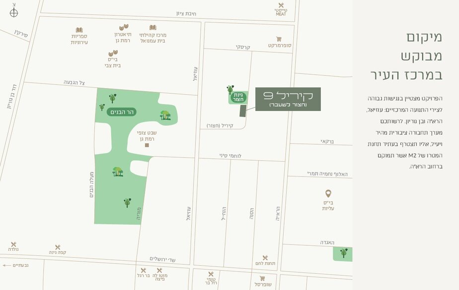 קרינסקי גולטליב פרויקט קיריל 9 רמת גן הדמיות: 3DDesign