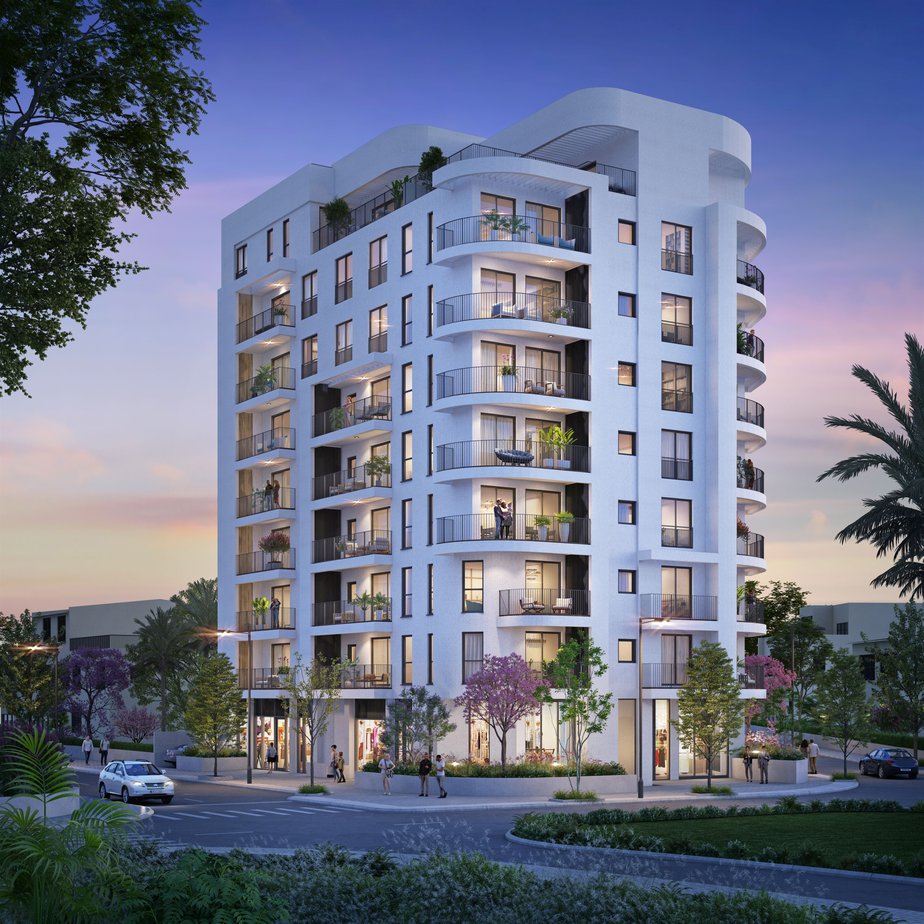 ניוטאון פרויקט TWENTY רמת חן הדמיות:evolve media