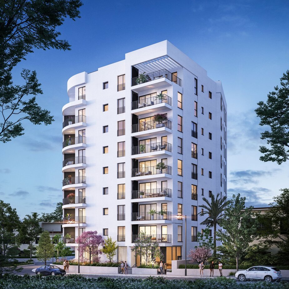 ניוטאון פרויקט TWENTY רמת חן הדמיות:evolve media