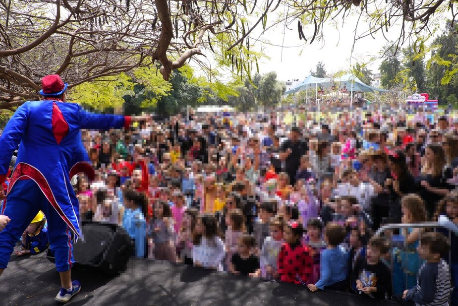 פורים בגבעתיים. צילום: עיריית גבעתיים