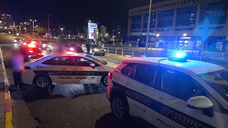 אכיפה עבירות תנועה בסופ"ש. צילום: דוברות המשטרה