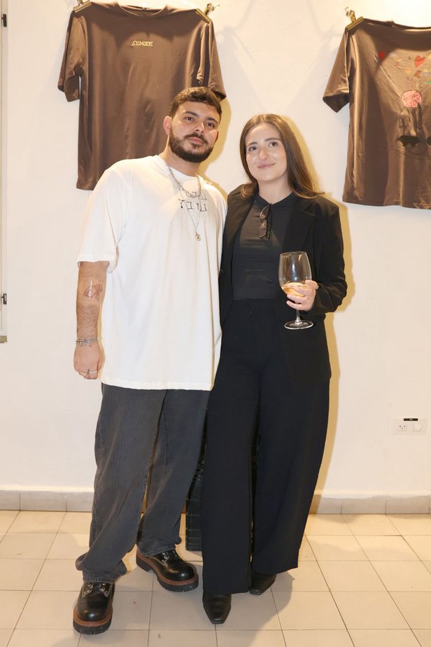 עומר ונקרט ובת הזוג עדי טאוב. צילום נויה ציון