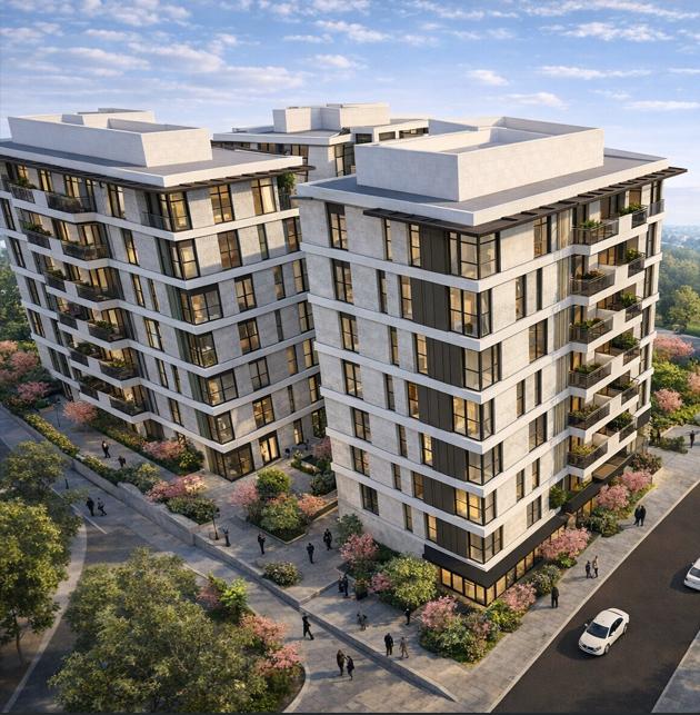 פרויקט חדש ברחוב המעגל ברמת גן. הדמיה באדיבות יוסי אברהמי