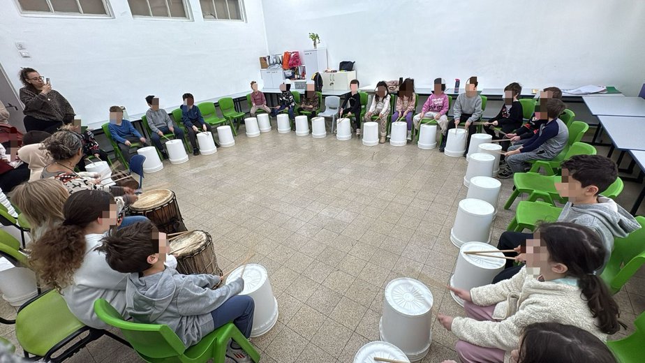 הפוגה לילדי רמת גן לקראת החג. צילום: אורי חבושי