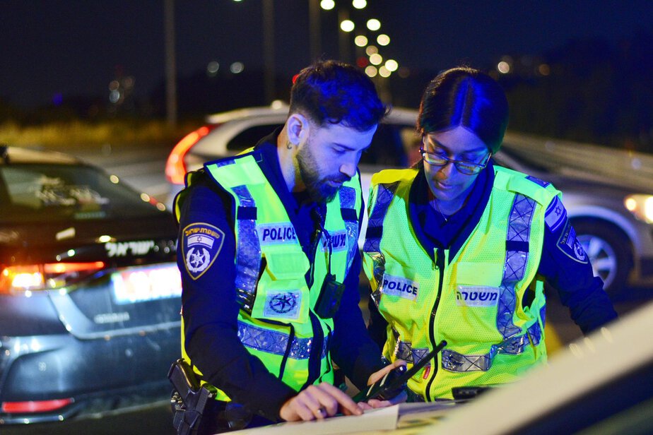 אכיפה ממוקדת במהלך חג העצמאות במרחב דן נגד נהגים שיכורים ועבירות תנועה חמורות. צילום: דוברות המשטרה