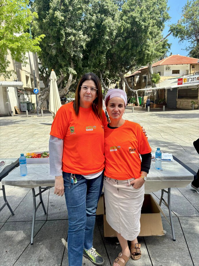 כללית מחוז דן פתח תקווה מציינת את יום הכליה העולמי ברמת גן. צילום: כללית מחוז דן-פ"ת