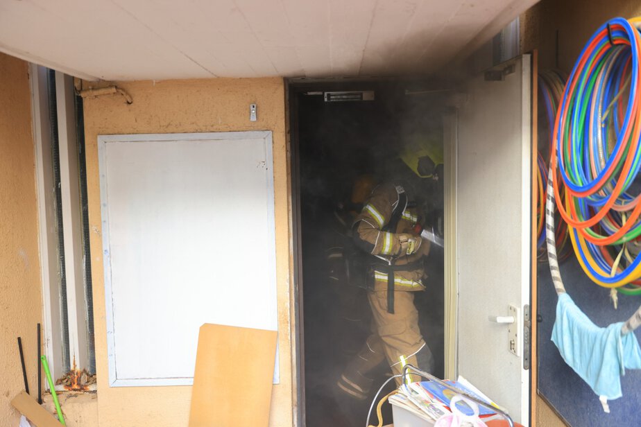 שריפה פרצה בגן ילדים ברמת גן. צילום: אבנר בן מנחם- כבאות והצלה לישראל