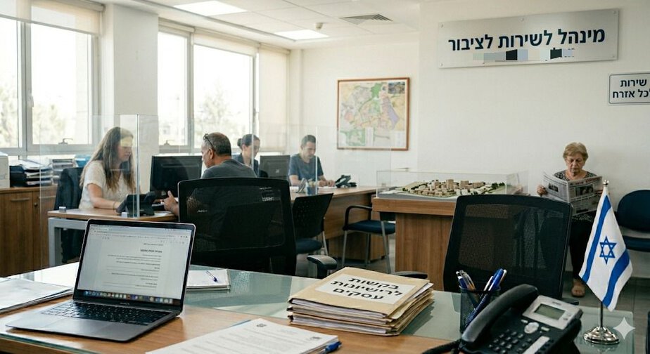 משרד. תמונה זו נוצרה באמצעות gemini