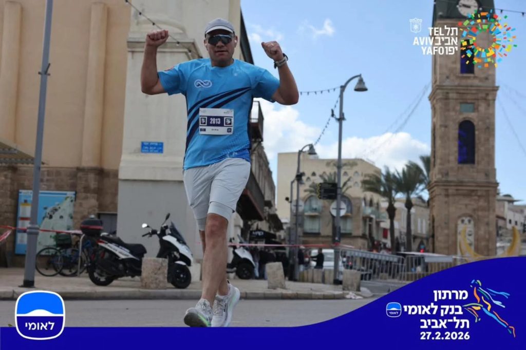 גילי בינג. צילום: באדיבות מרתון בנק לאומי תל אביב