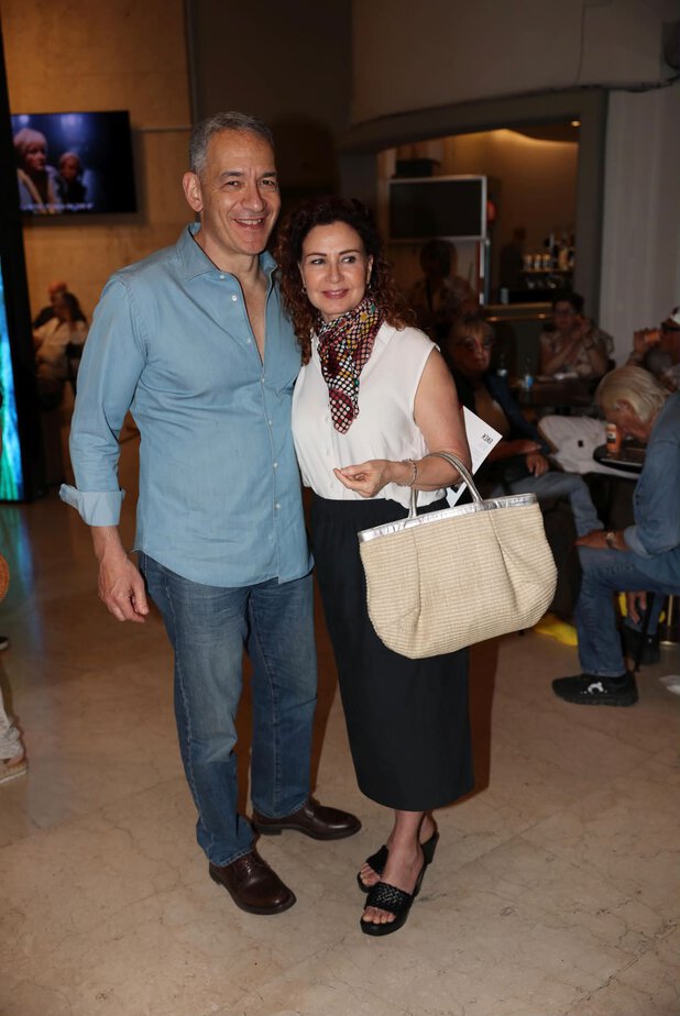 לימור גולדשטיין ובן הזוג. צילום אור גפן