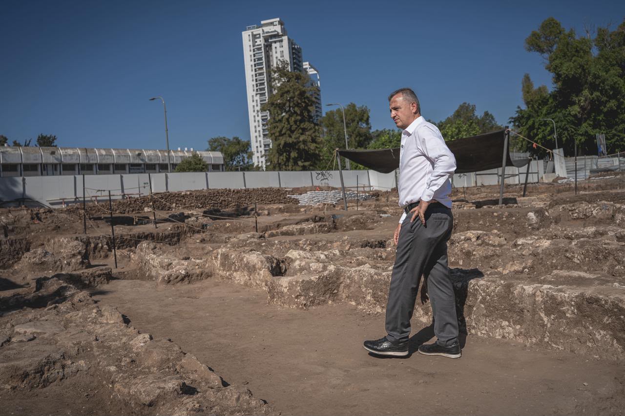 האתר הארכיאולוגי במתחם וינטר