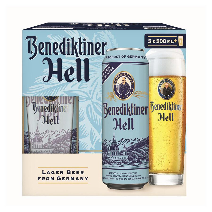 בירת Benediktiner Hell. צילום: יח"צ